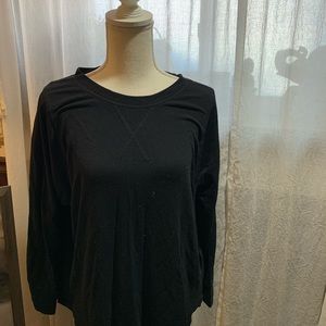 Black thick long sleeve freeloader shirt